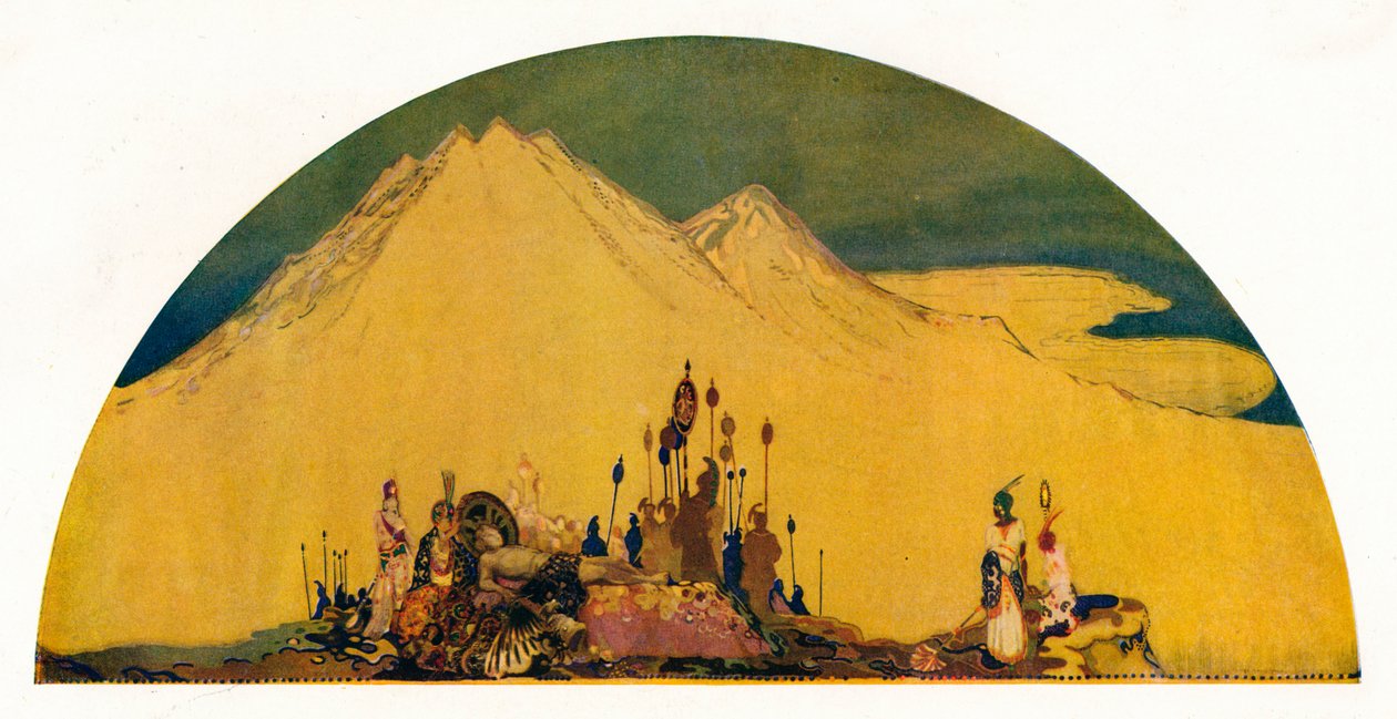Maxen Wledigin unelma. Rooman keisari, 1914. tekijältä George Sheringham