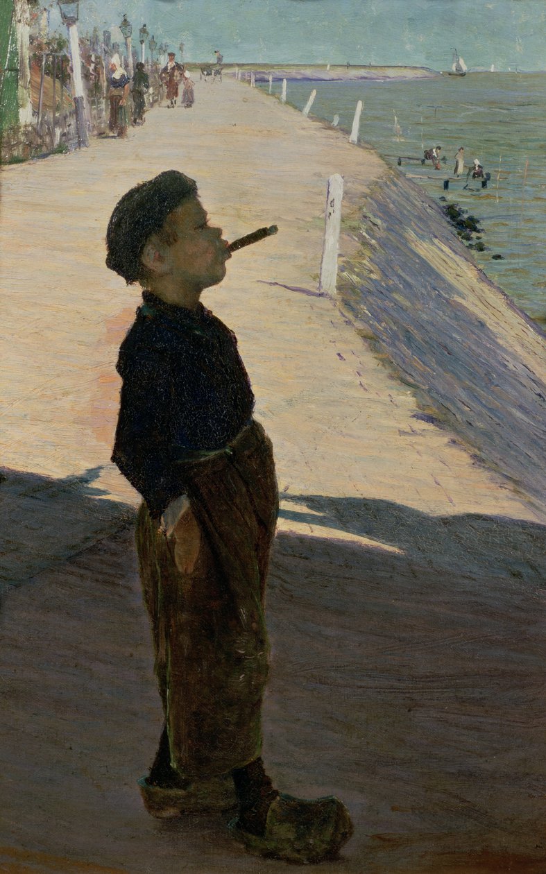 Enjoying Life, Volendam, Zuider Zee tekijältä George Sherwood Hunter