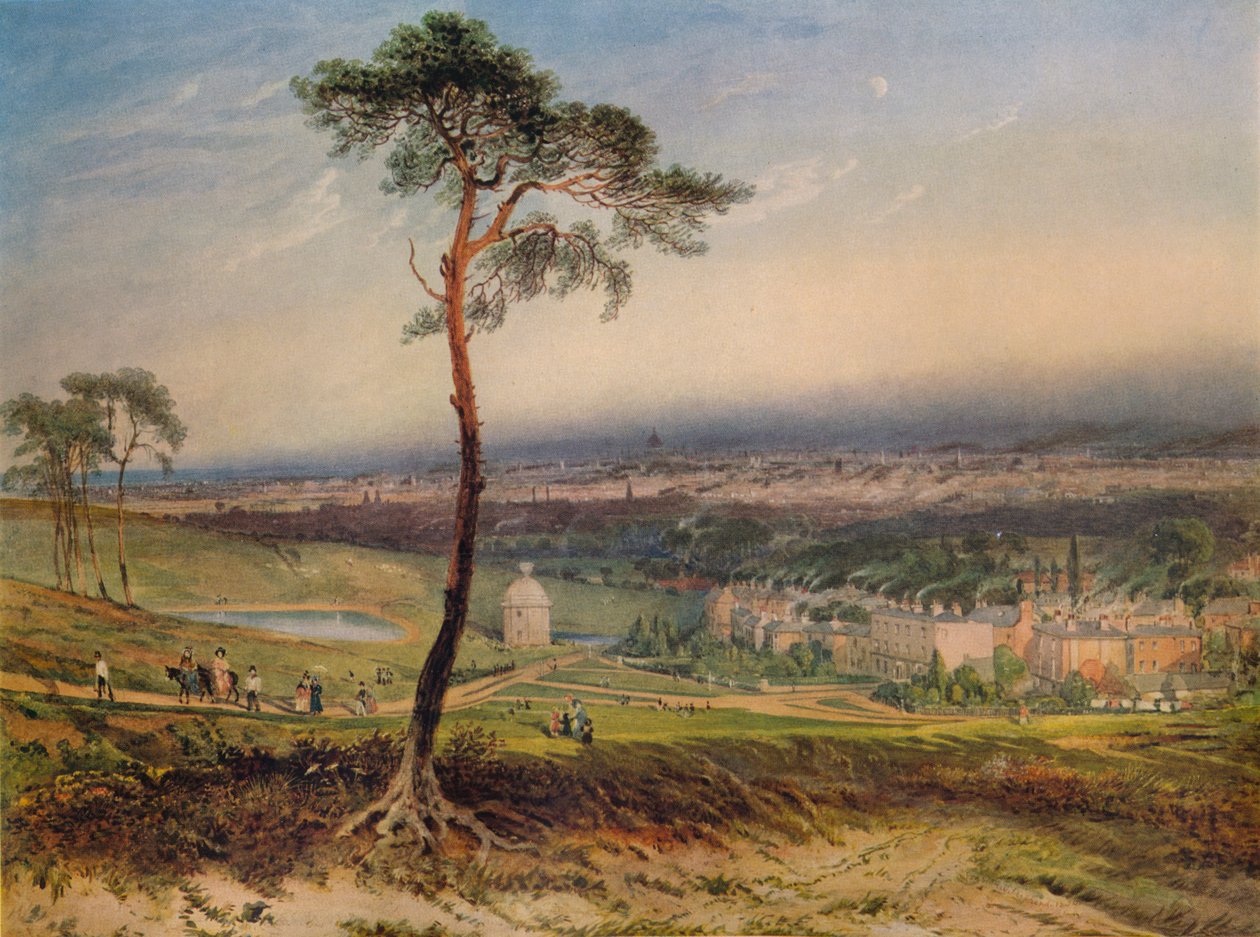 Lontoo, Hampstead, 1834 tekijältä George Sidney Shepherd
