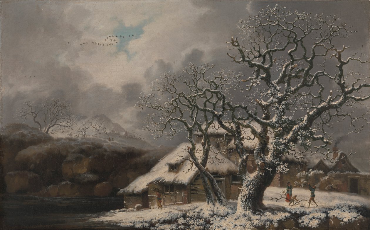 Talvimaisema tekijältä George Smith