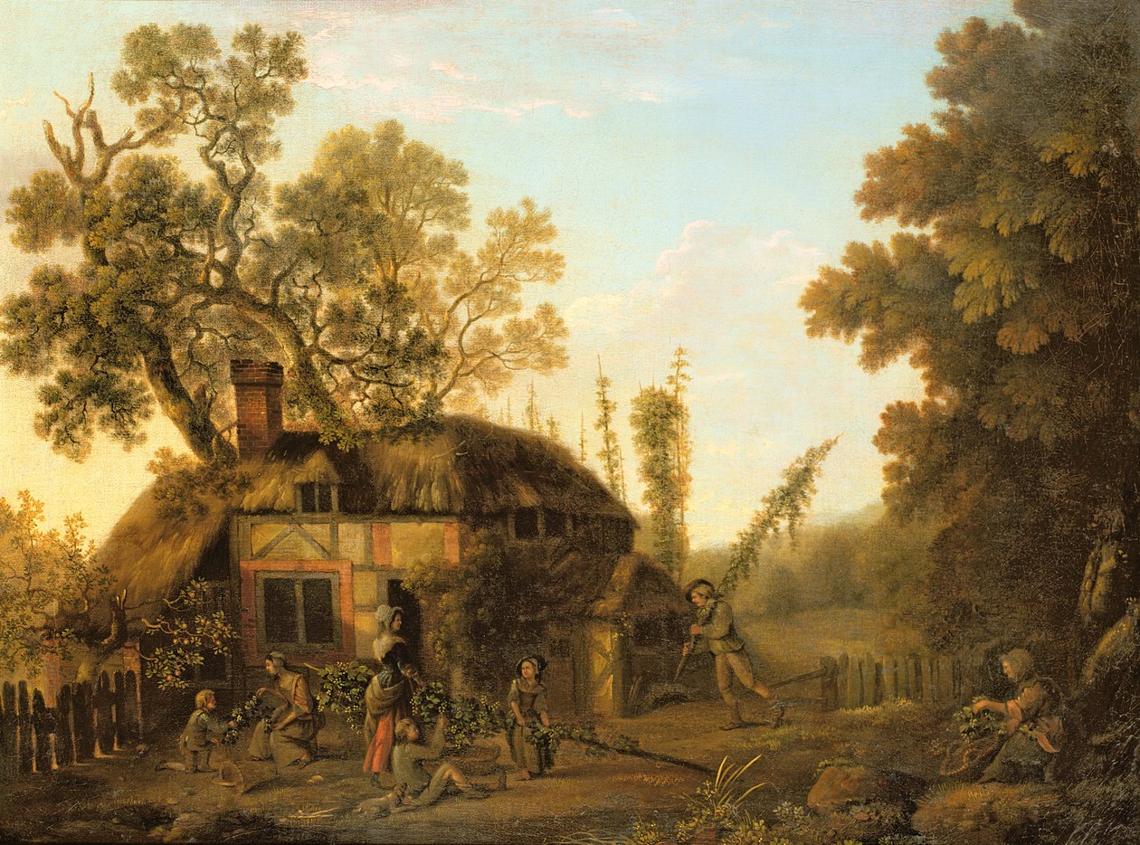 Hop-Picking, noin 1760 tekijältä George Smith