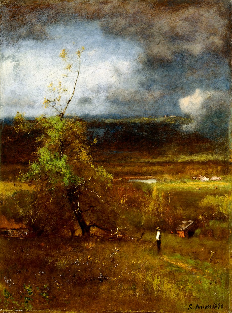 Pilvien kerääntyminen, 1890 tekijältä George Snr. Inness