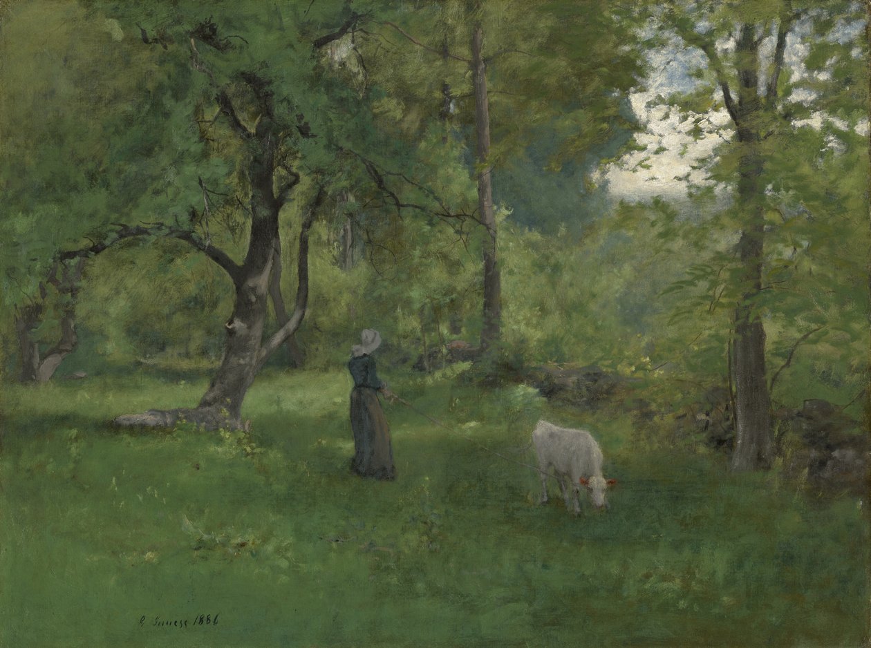 Vihreä maisema, 1886 tekijältä George Snr. Inness