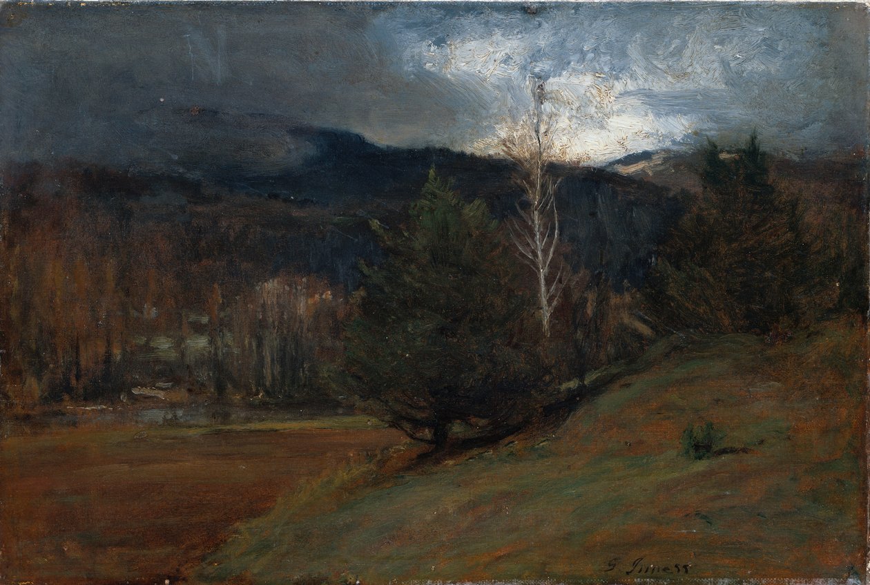 marraskuuta Adirondacksissa, noin 1885 tekijältä George Snr. Inness