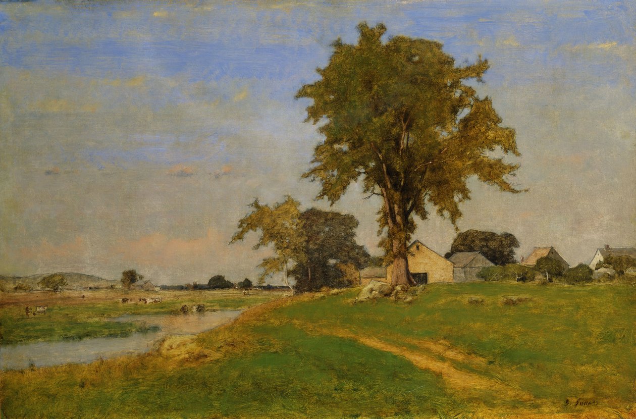 Old Elm Medfieldissä, 1860 tekijältä George Snr. Inness