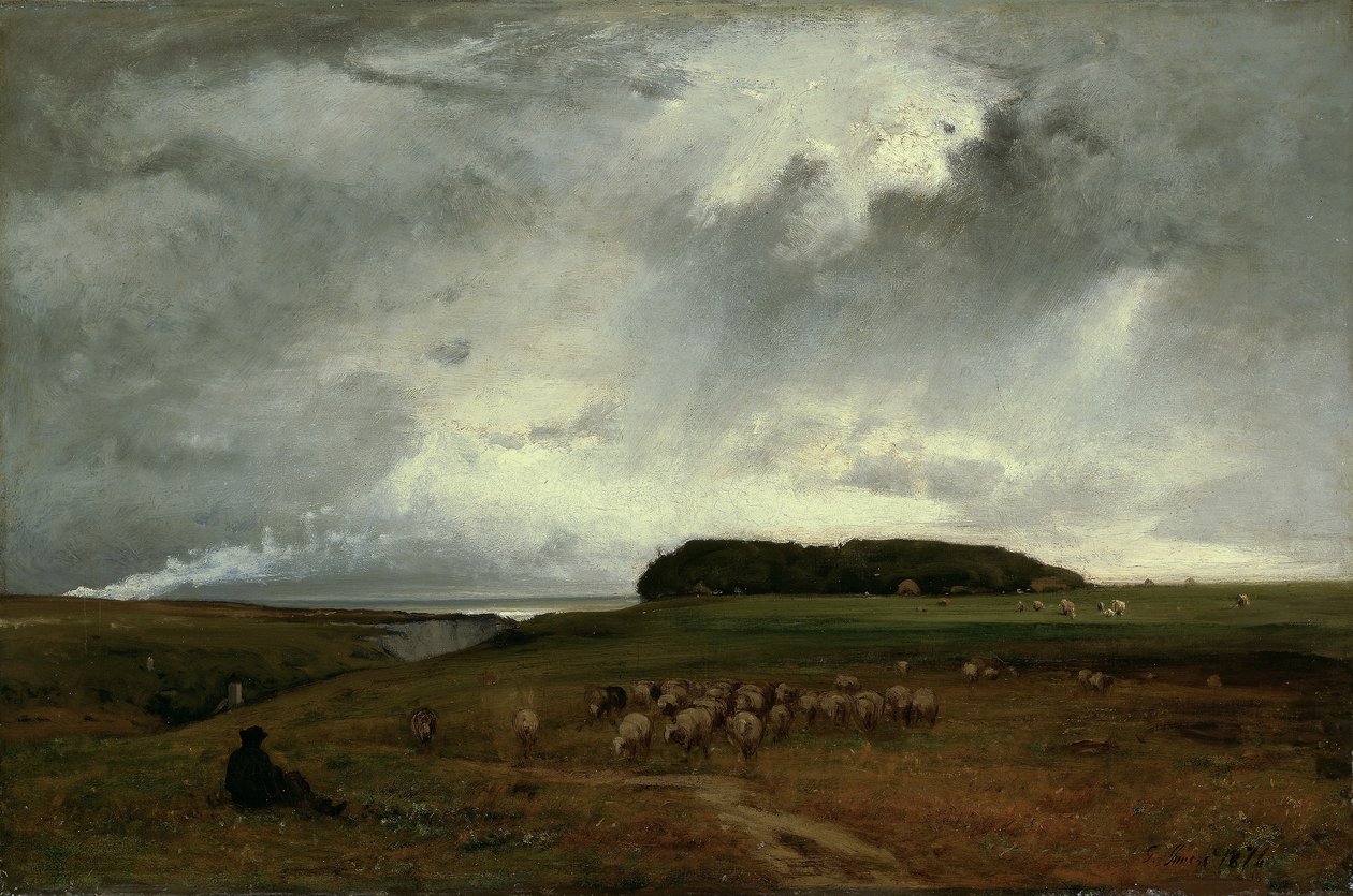 Myrsky, 1876 tekijältä George Snr. Inness