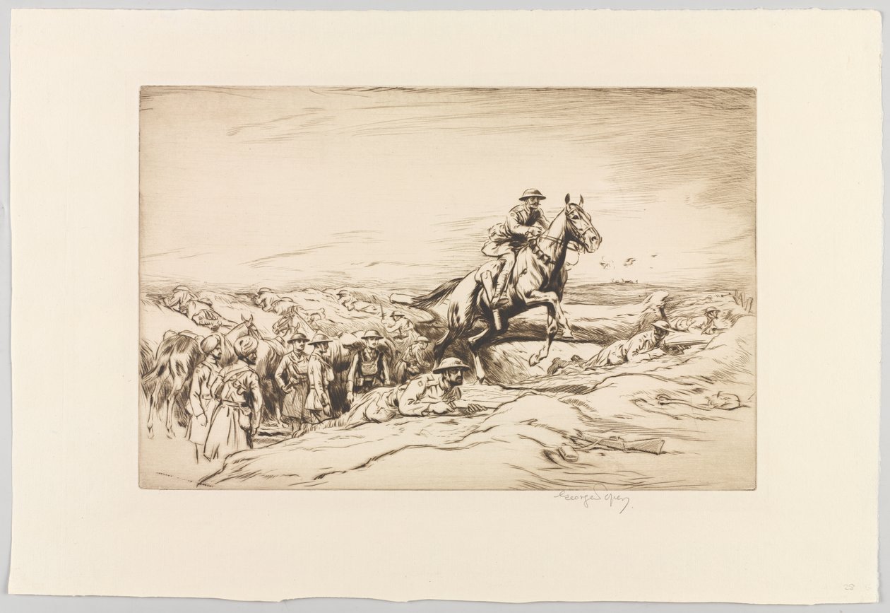 ?2nd Lancers Epehyssä 1. joulukuuta 1917. tekijältä George Soper