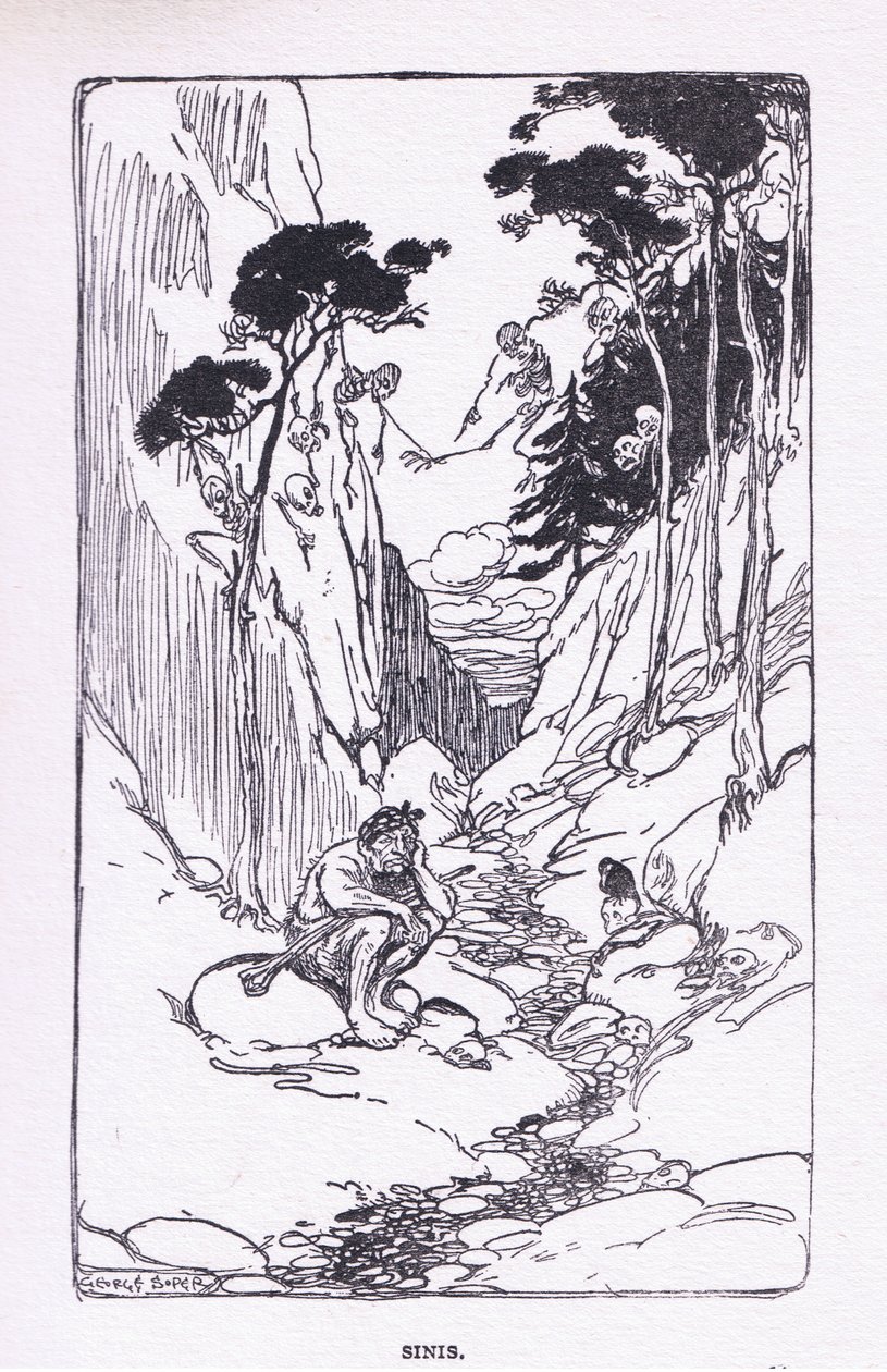 Sinis, George Allenin ja Unwinin julkaisemasta The Heroesista 1929 (värilitho) tekijältä George Soper