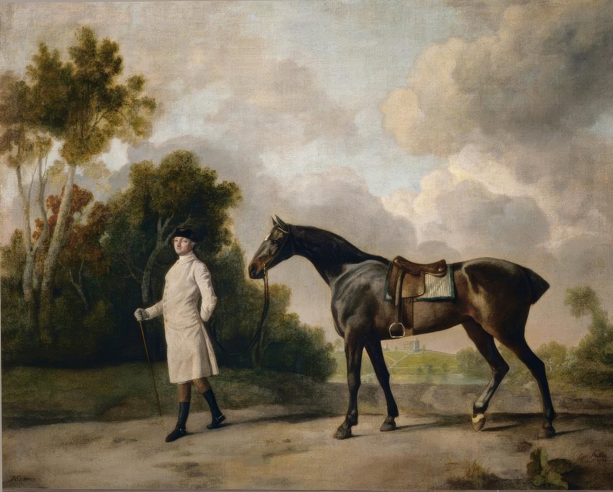 Assheton, 1. Varakreivi Curzon, nuotta-aluksella Stute Maria tekijältä George Stubbs