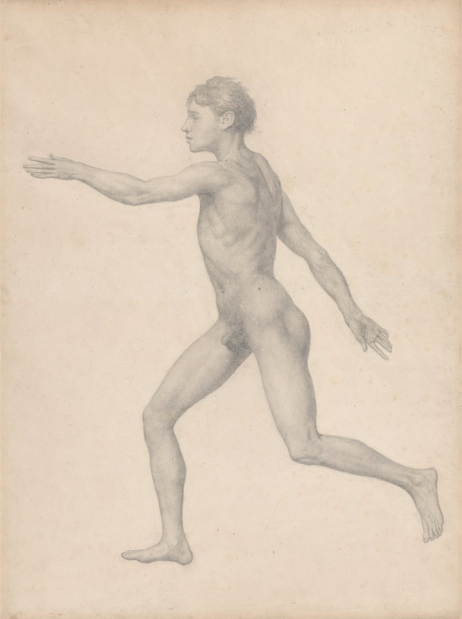 Figura Humana, Vista Lateral, Não Dissecada (Estudo Concluído para a Tabela VIII) finlandês tekijältä George Stubbs