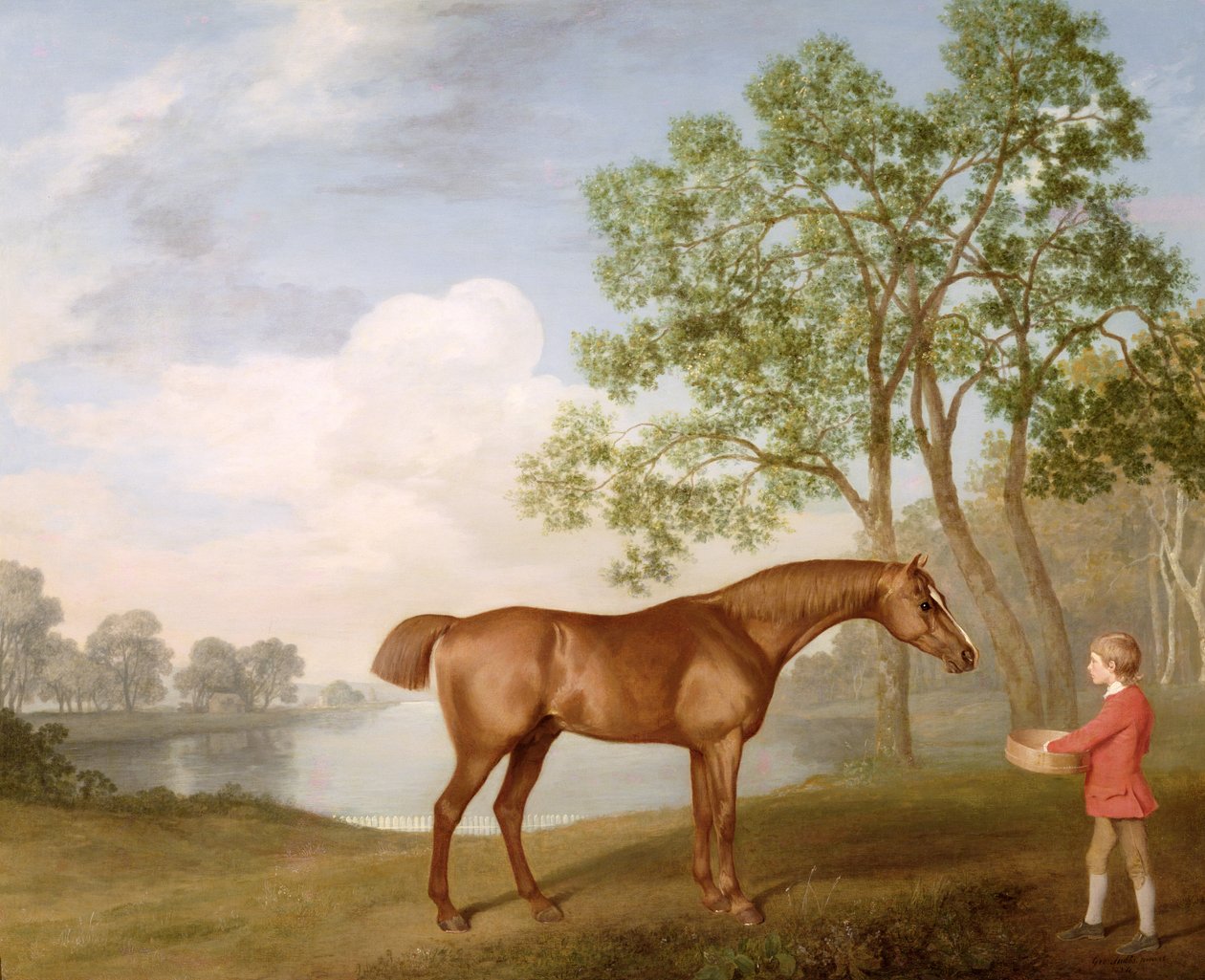 Kurpitsa tallilla tekijältä George Stubbs