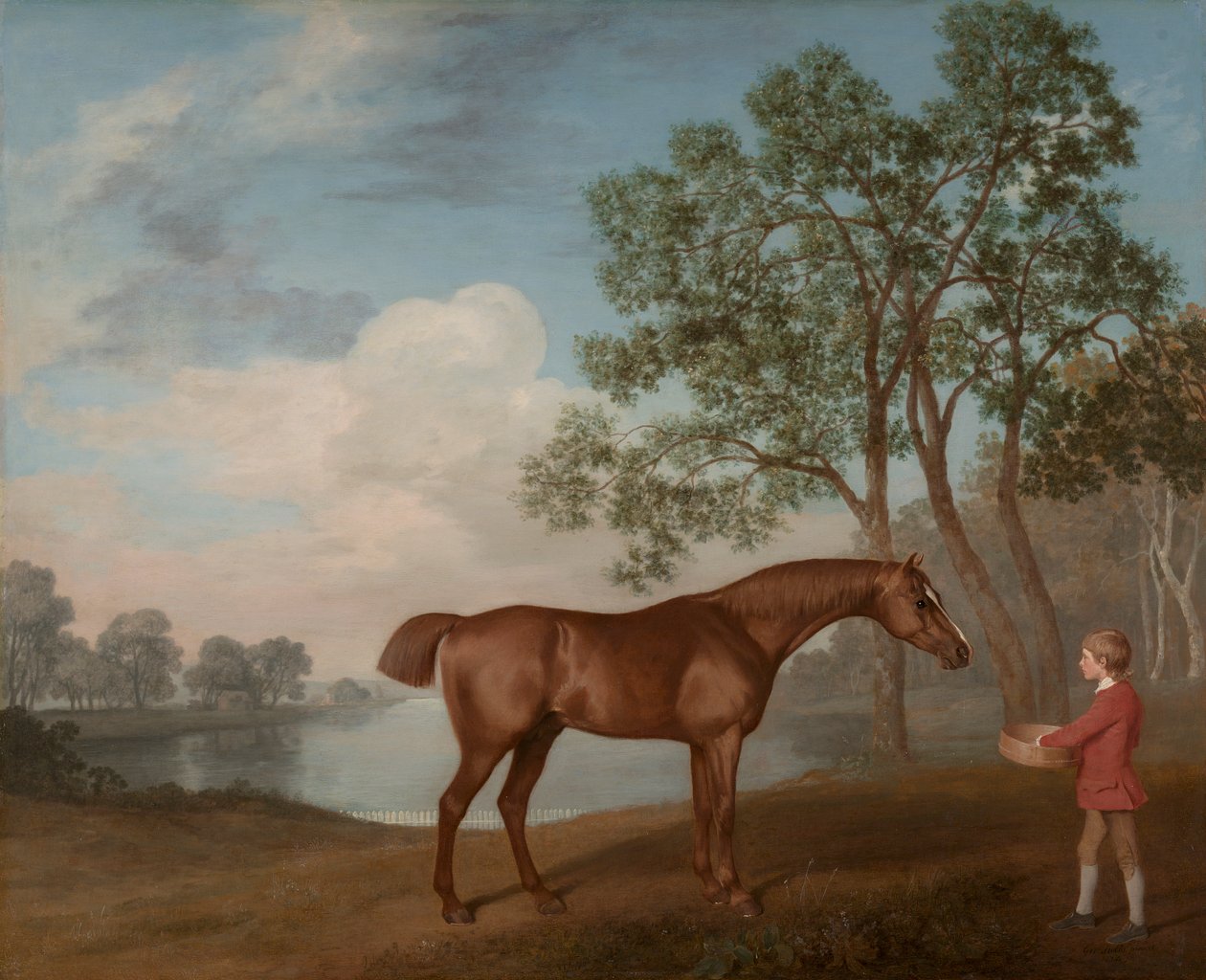 Kurpitsa tallipojan kanssa tekijältä George Stubbs