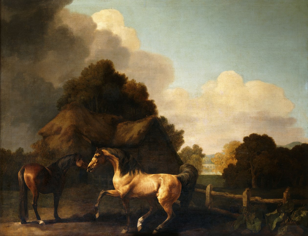 Ori ja tamma, perinteisesti nimeltään "Jupiter ja tamma" tekijältä George Stubbs