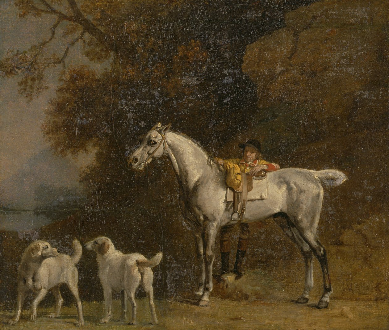 Tutkimuksia "Richmondin kolmas herttua Charletonin metsästyksen kanssa" tai sen jälkeen tekijältä George Stubbs