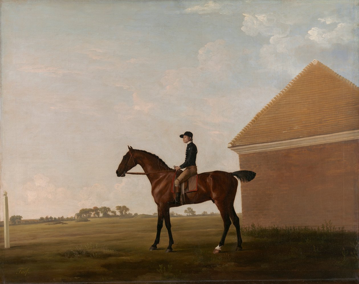 Turf, Jockey ylös, Newmarketissa tekijältä George Stubbs