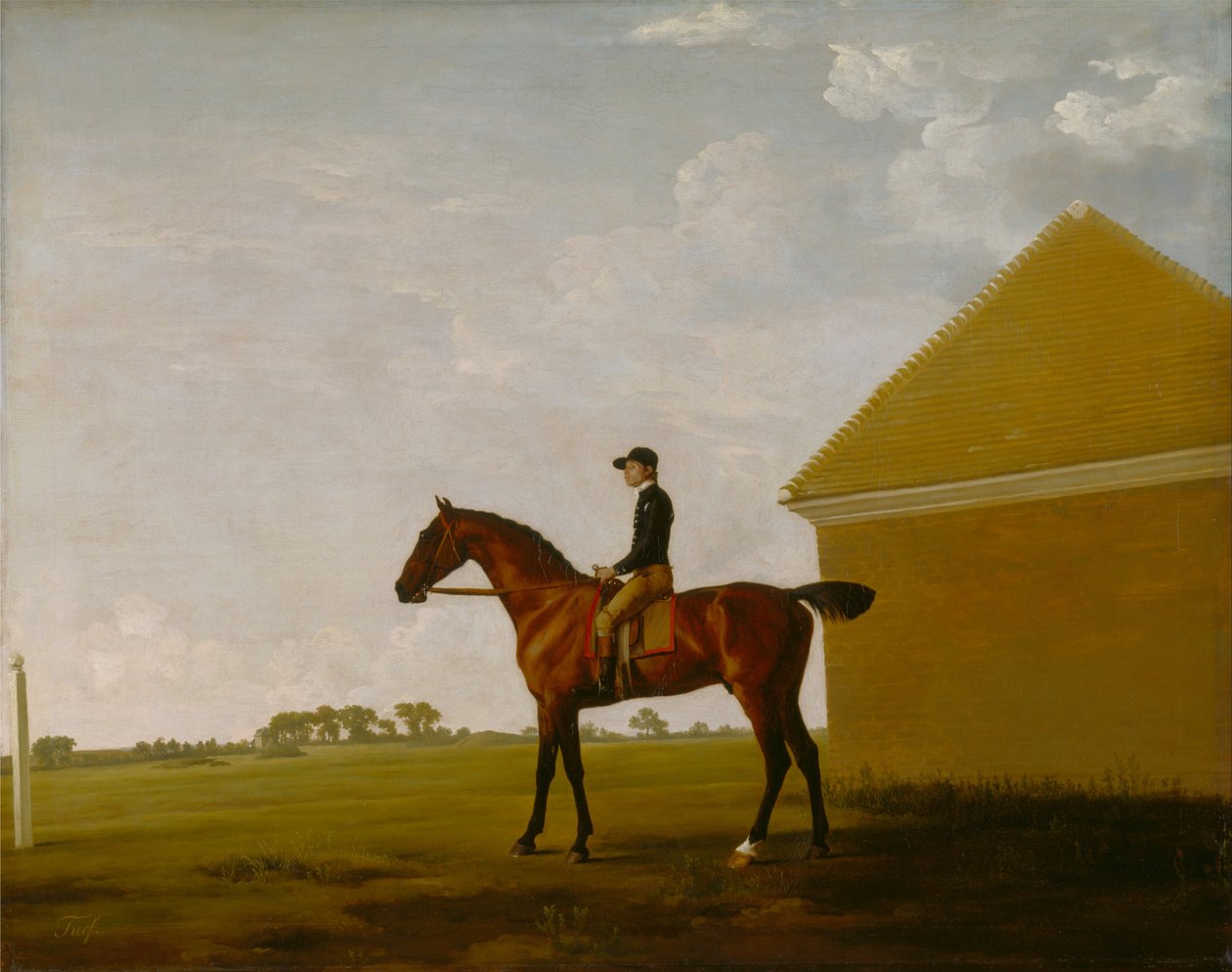 Turf, Jockey ylhäällä, Newmarketissa tekijältä George Stubbs
