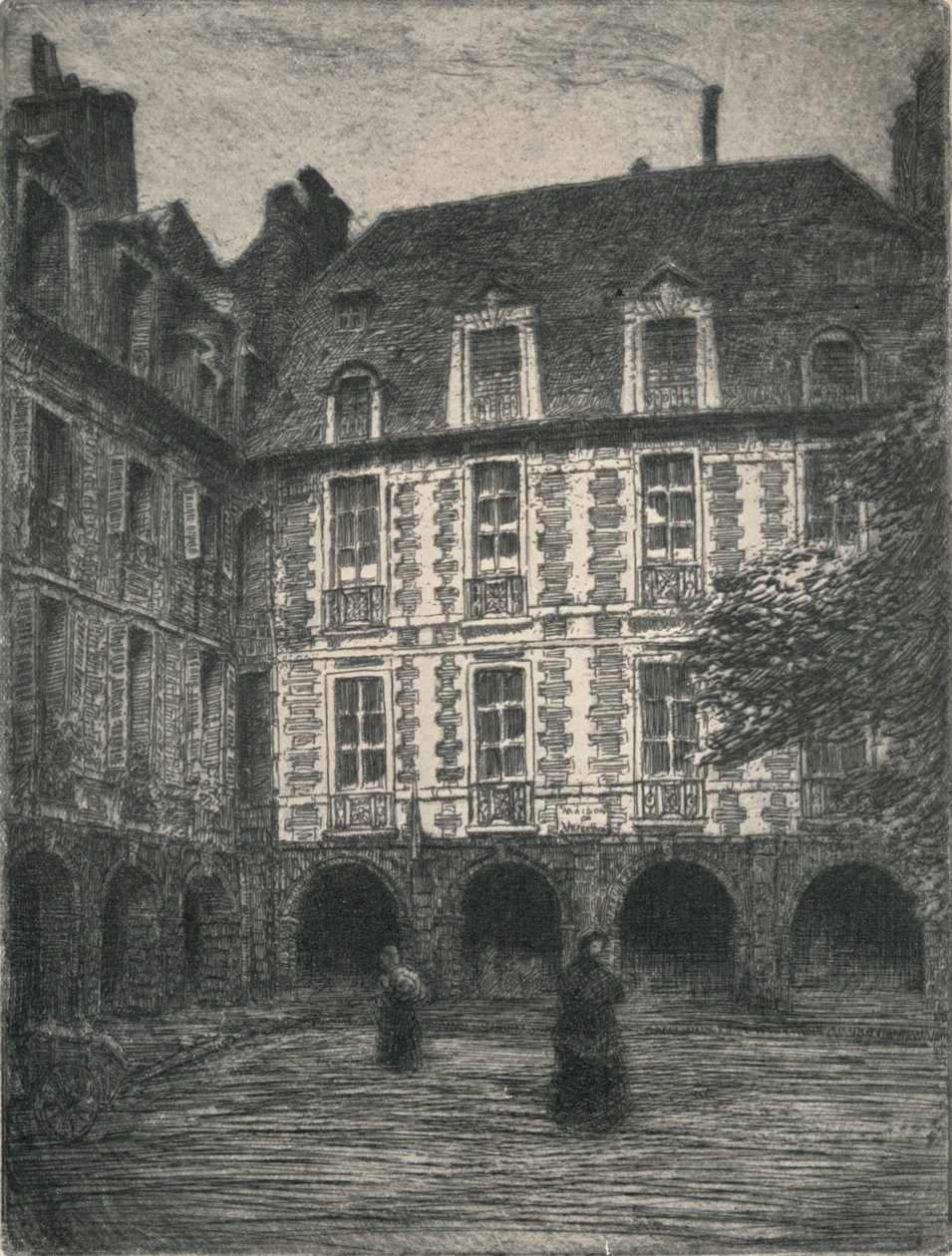 "Victor Hugon talo, Places des Vosges", 1915 tekijältä George T Plowman