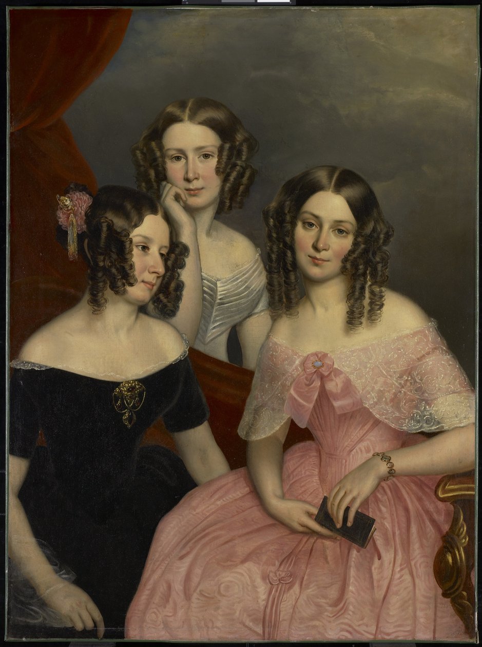 Kolme Robinsonin sisarta, 1846 tekijältä George Theodore Berthon