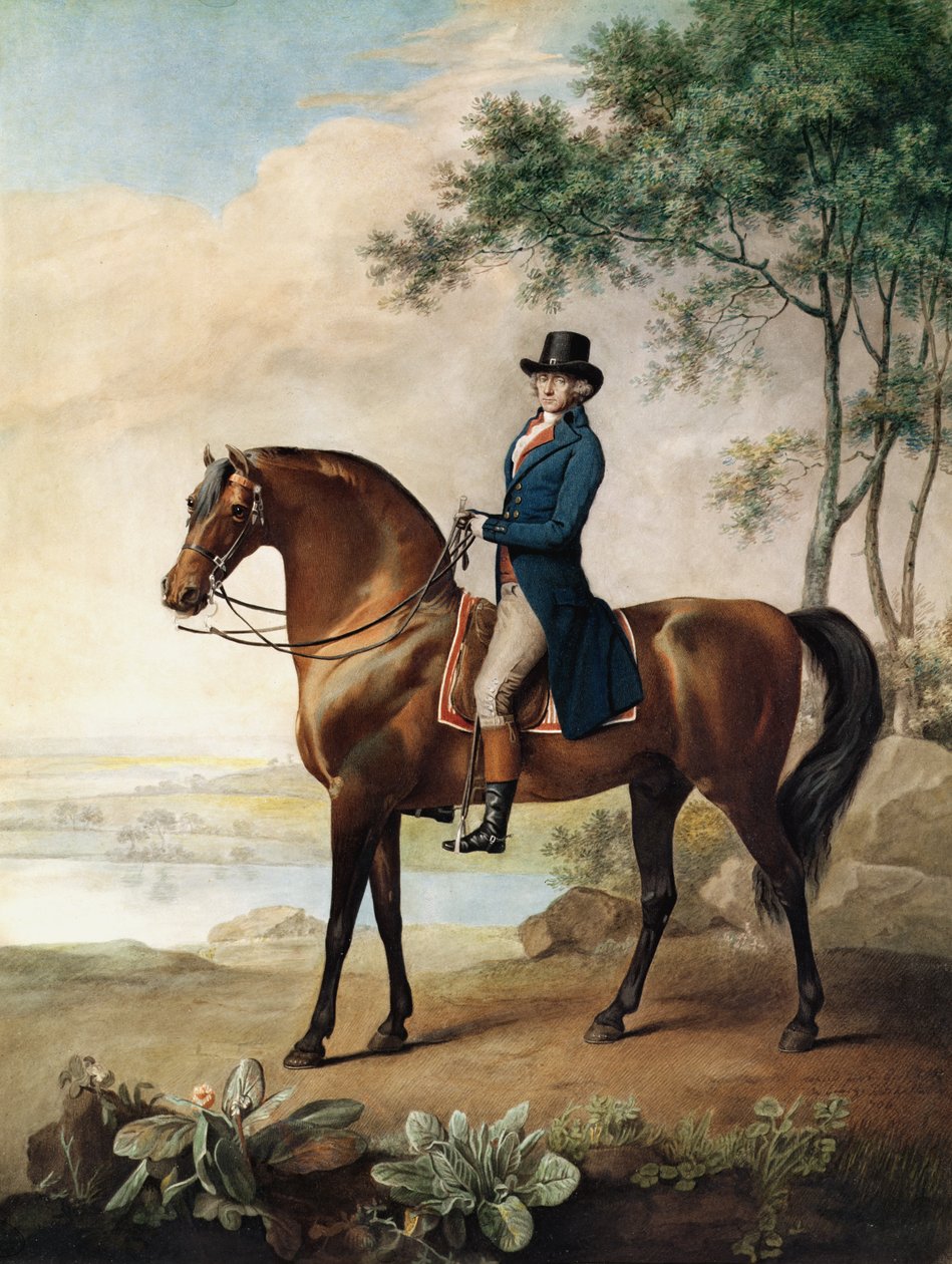 Warren Hastings Esq. Arabian Horsellaan George Stubbsin maalauksen jälkeen tekijältä George Townley Stubbs
