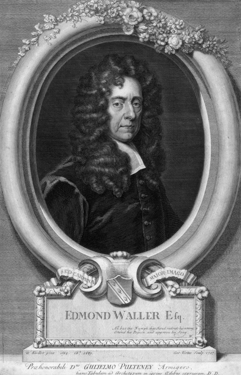 Edmond Waller, 1600-luvun englantilainen runoilija tekijältä George Vertue