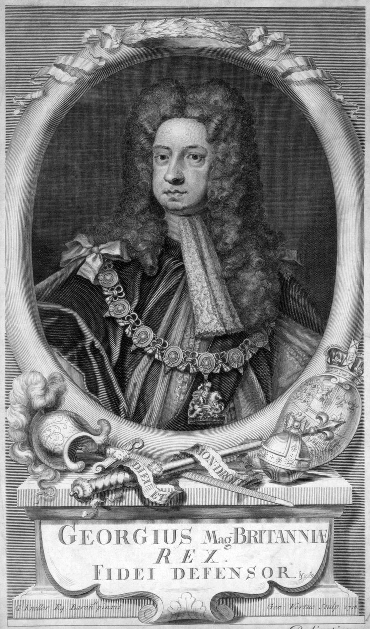 George I, Ison-Britannian kuningas, 1700-luku. tekijältä George Vertue