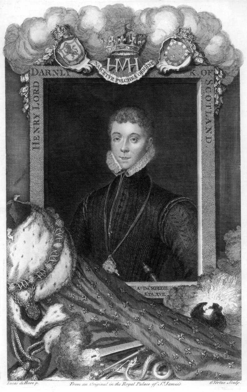 Henry Stewart, Lord Darnley, Marian kuningas puoliso, Skotlannin kuningatar, 1700-luku. tekijältä George Vertue
