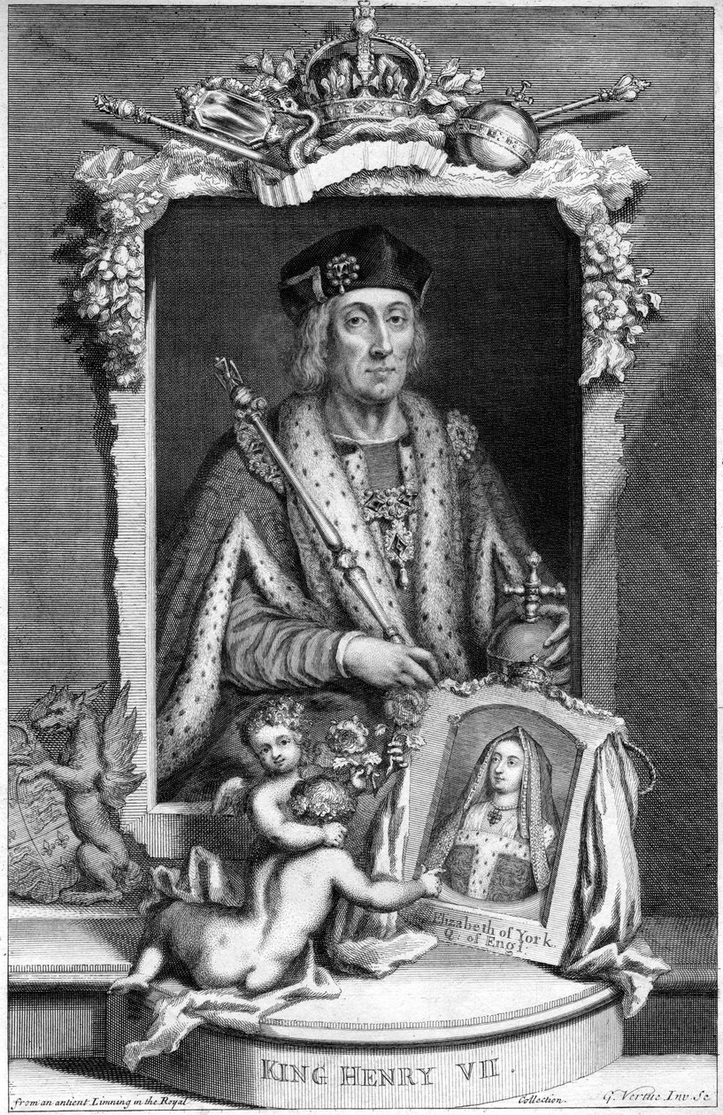 Henrik VII Englannista, 1700-luku. tekijältä George Vertue