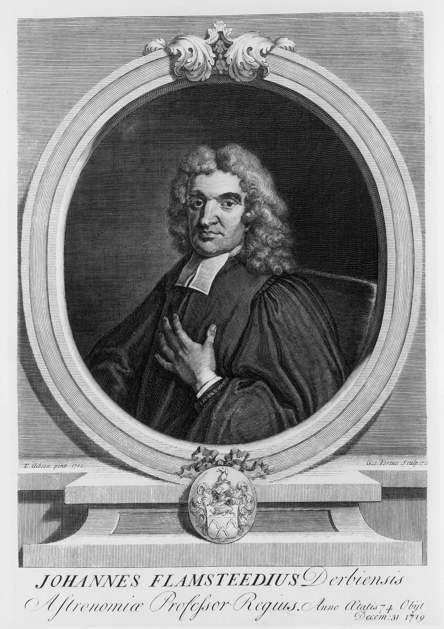 John Flamsteed, tähtitieteilijä, 1712 tekijältä George Vertue