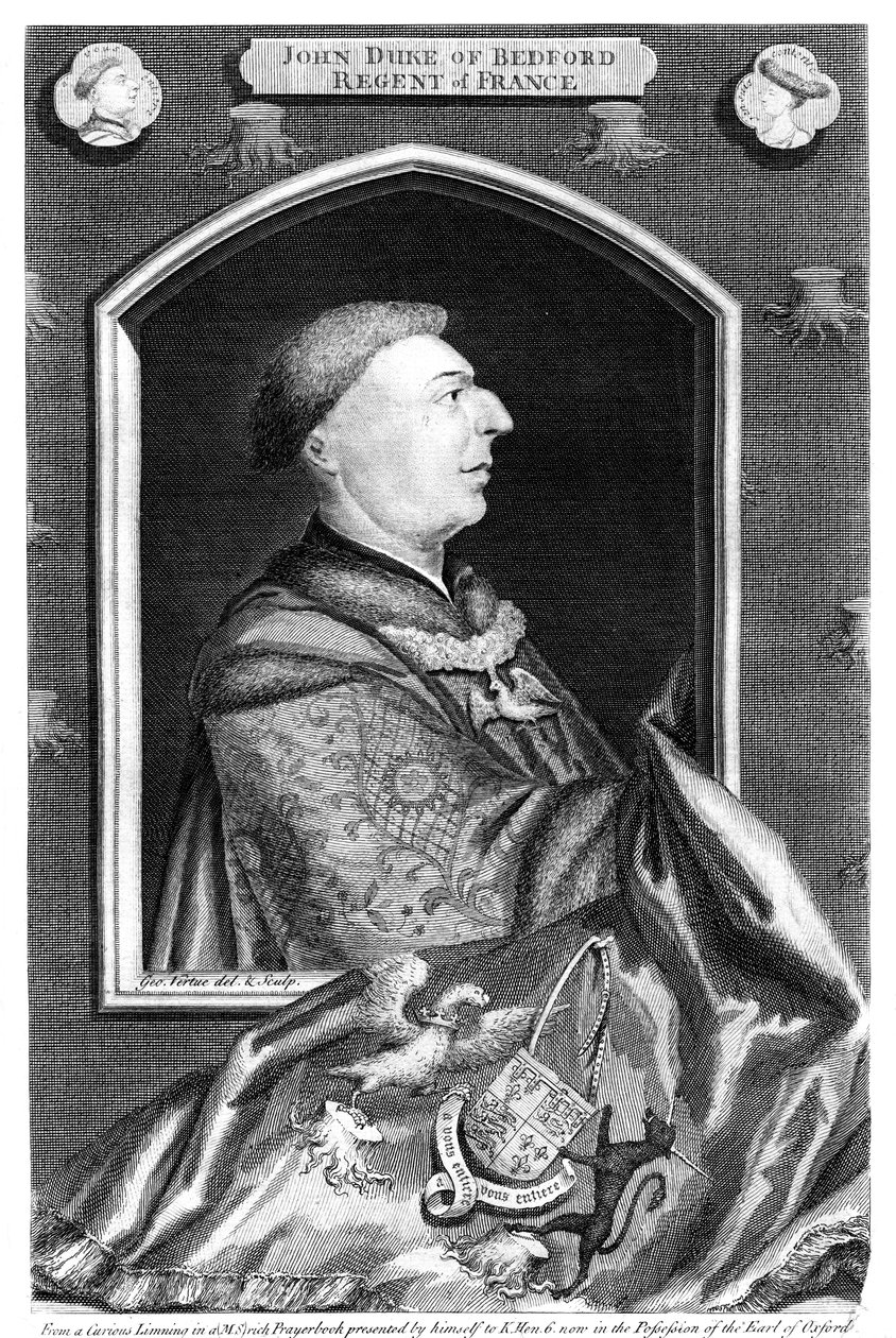 John Lancaster, Bedfordin ensimmäinen herttua, 1700-luku. tekijältä George Vertue
