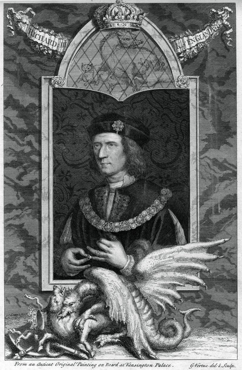 Richard III Englannista, 1700-luku. tekijältä George Vertue