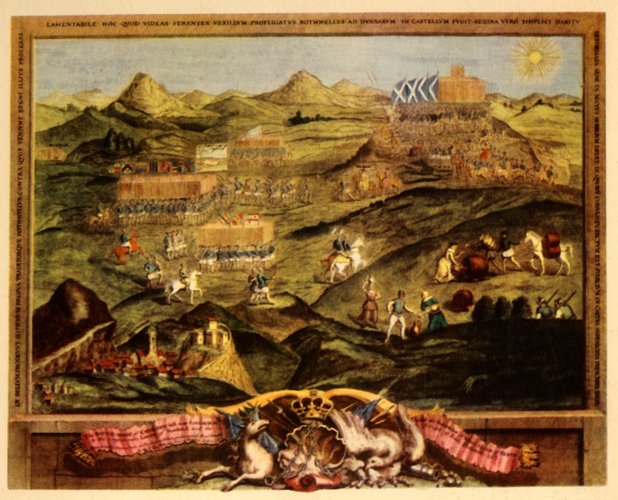 "The Battle of Carberry Hill, 1567", c1742, 1944. tekijältä George Vertue