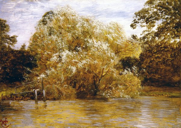 Ennen myrskyä, Abingdon (öljyä paneelille) tekijältä George Vicat Cole