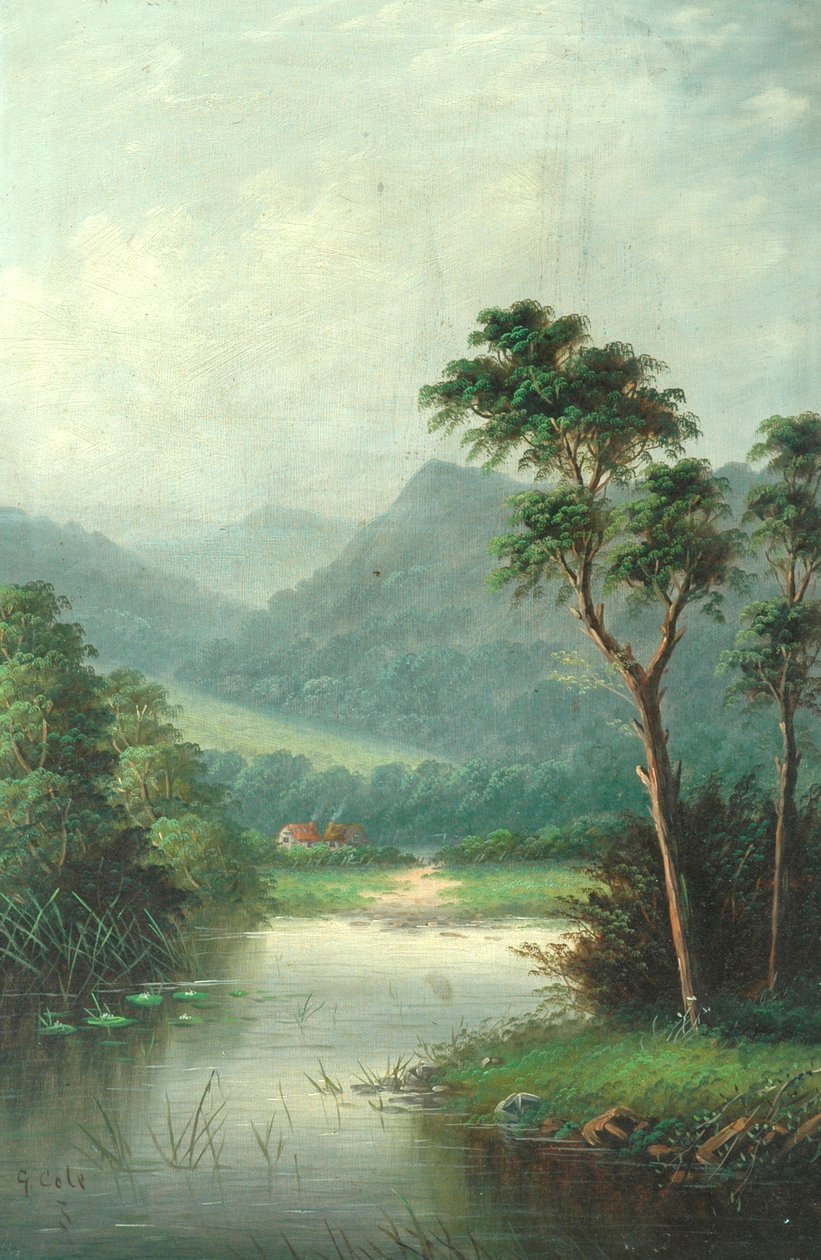 Maisema, 1801 tekijältä George Vicat Cole