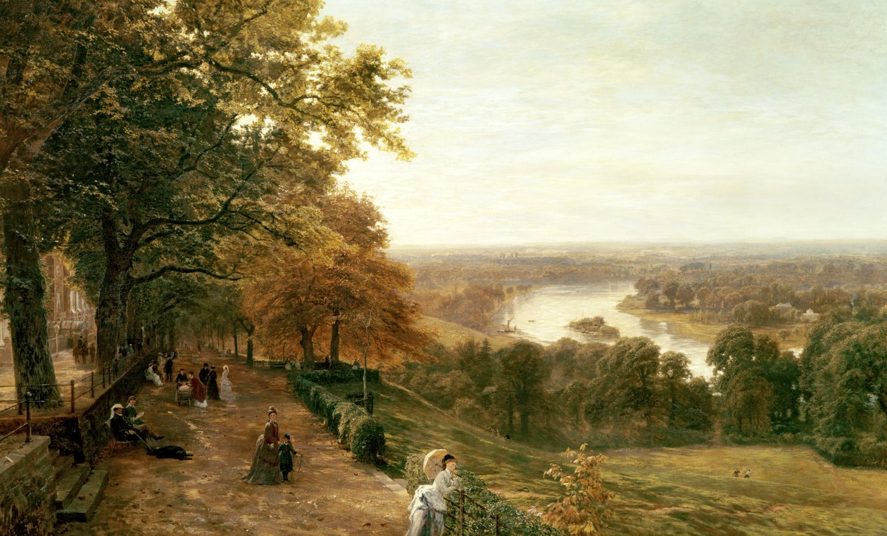 Richmond Hill, Lontoo, 1875 tekijältä George Vicat Cole