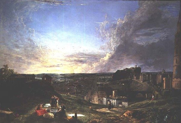 Edinburgh alkaen Carlton Hill tekijältä George Vincent