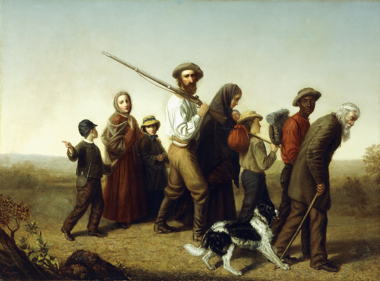 Union Refugees, 1865 tekijältä George W. Pettit