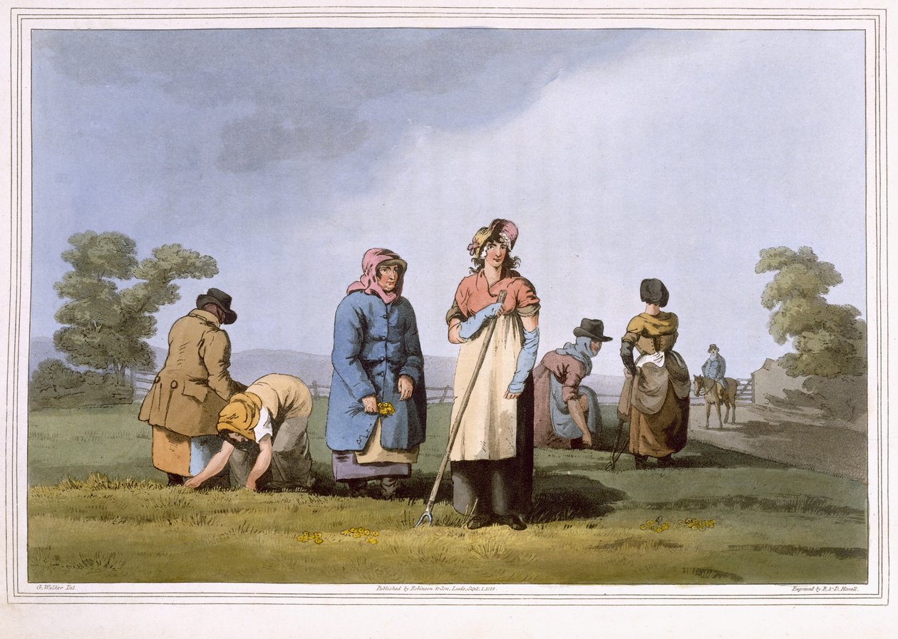 Lowkers, kaiverrus Robert Havell Vanhin, julkaissut 1814 Robinson and Son, Leeds tekijältä George Walker