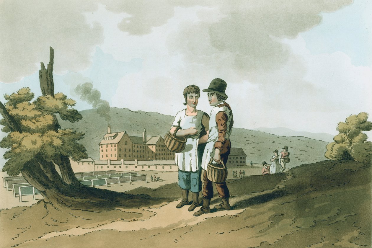 "Tehdaslapset", 1814 tekijältä George Walker of Seacroft