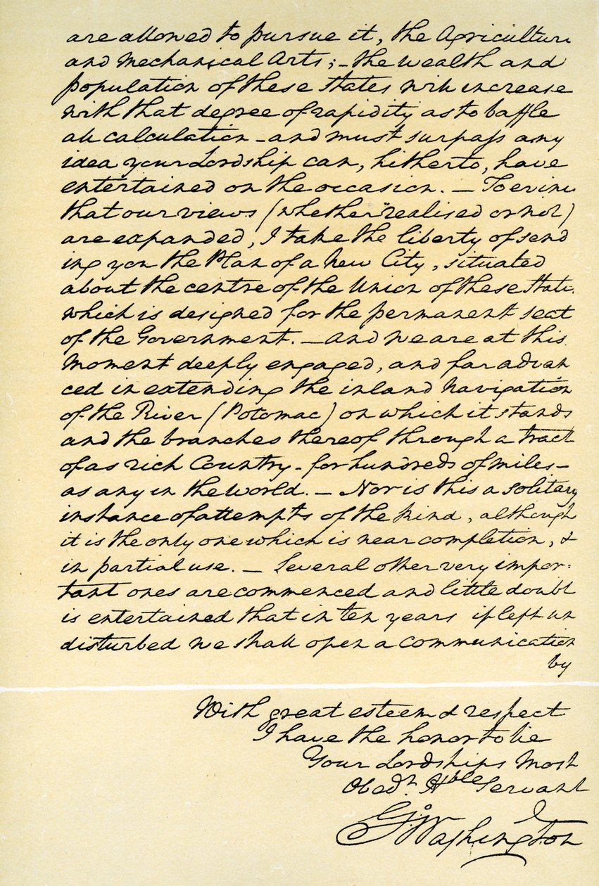 George Washingtonin kirje Earl of Buchanille, Philadelphia, 22. huhtikuuta 1793 tekijältä George Washington