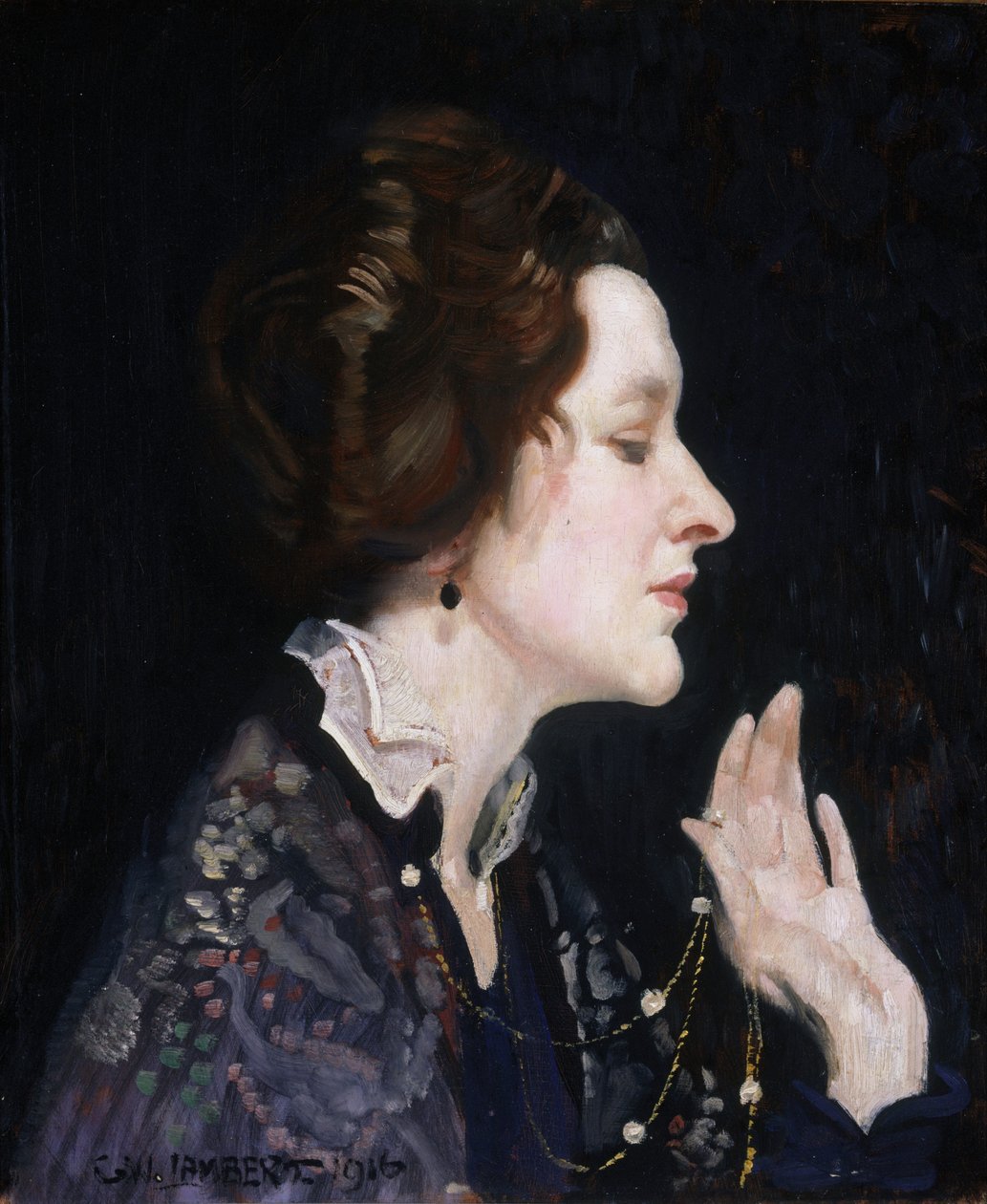 Naisen muotokuva (Thea Proctor) tekijältä George Washington Lambert