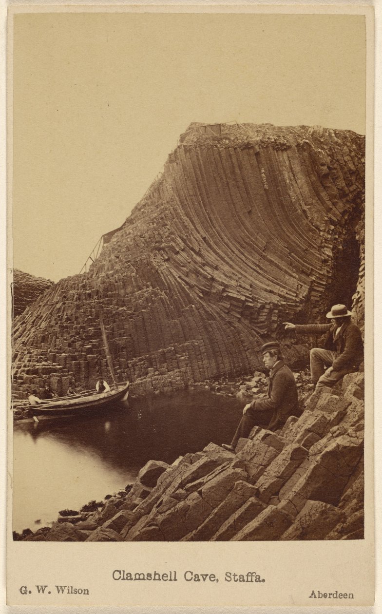 Clamshell-luola, Staffa tekijältä George Washington Wilson