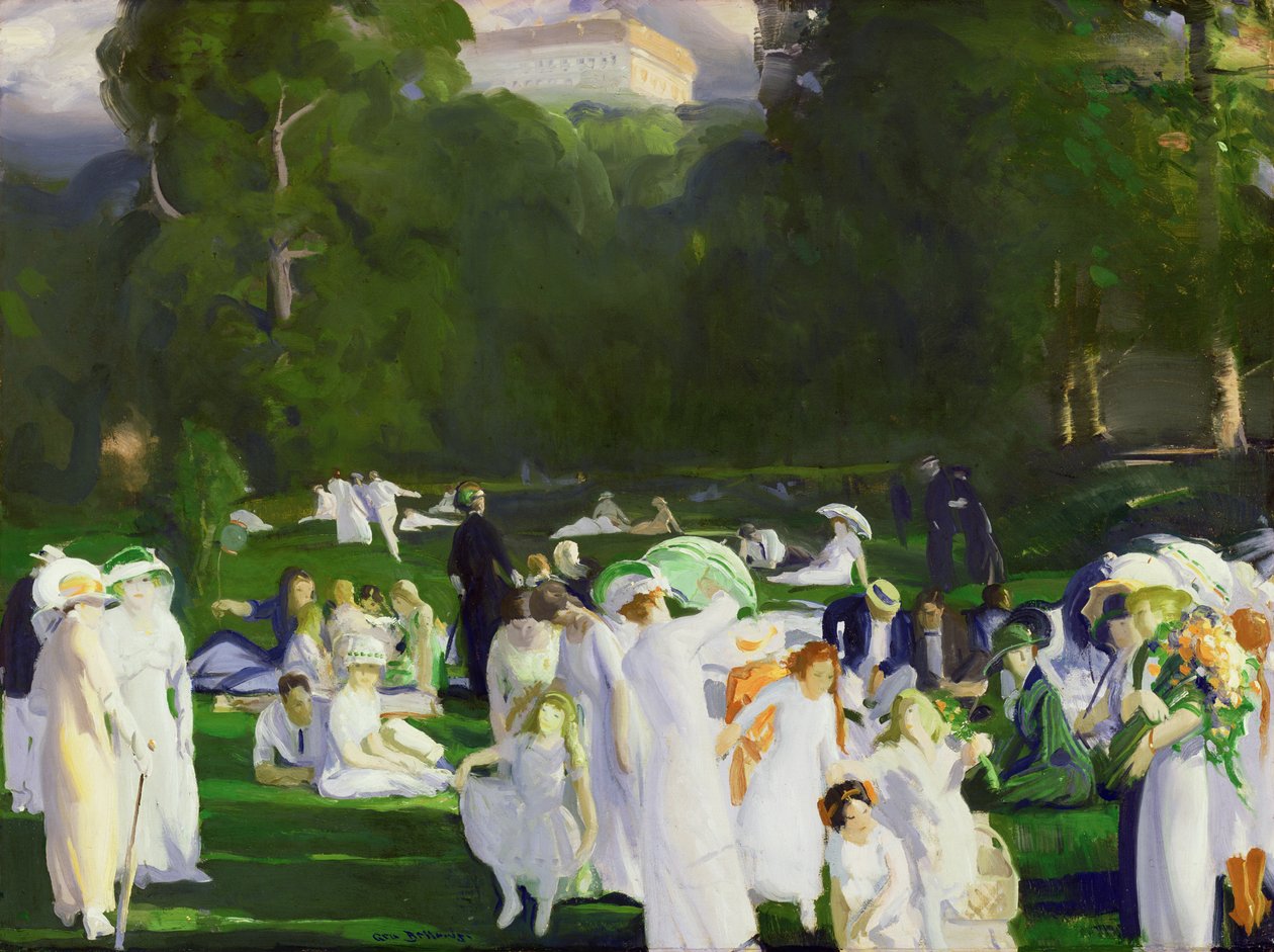 Huonekalut ja erilaiset esineet 1100- ja 1300-luvuilta tekijältä George Wesley Bellows