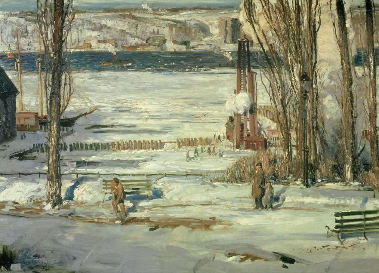 Huonekalut ja erilaiset esineet 1100- ja 1300-luvuilta tekijältä George Wesley Bellows