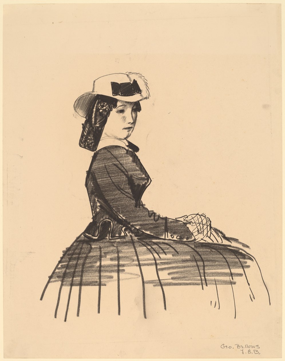 Irlantilainen tyttö, 1922. tekijältä George Wesley Bellows