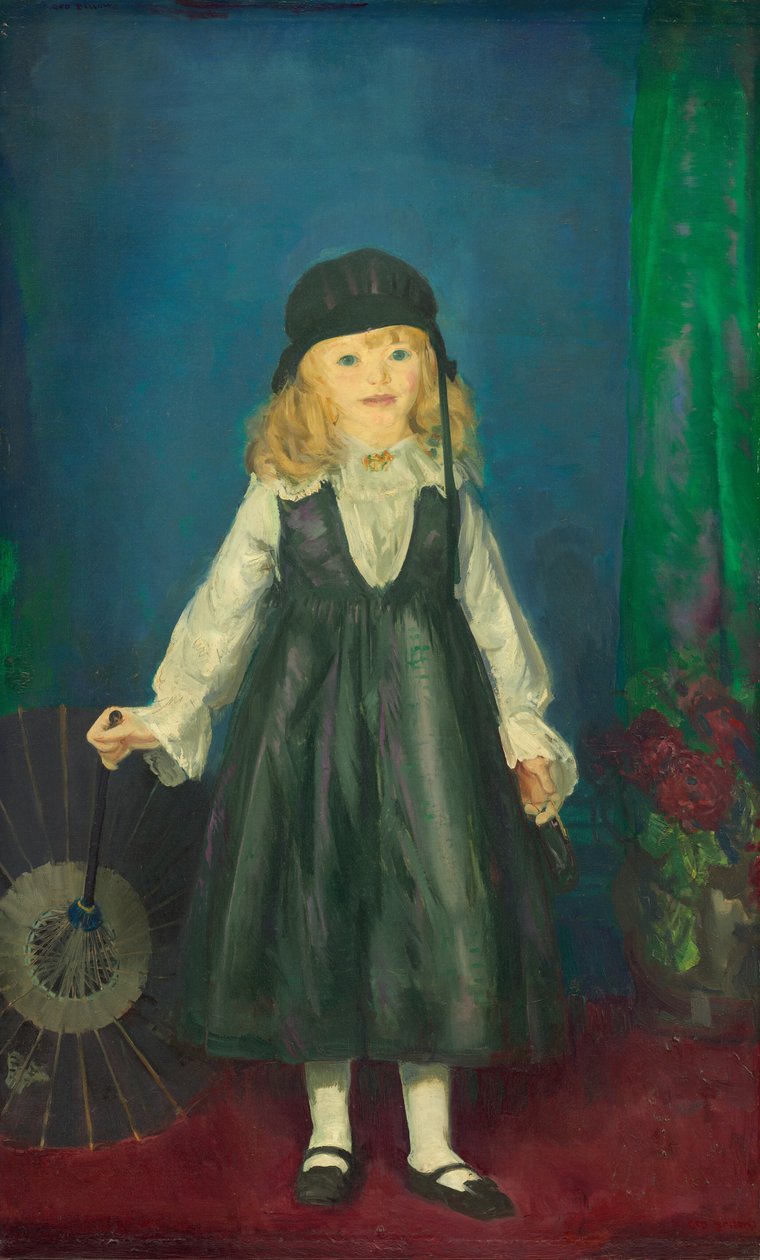 Anne japanilaisella päivänvarjolla, 1917. tekijältä George Wesley Bellows