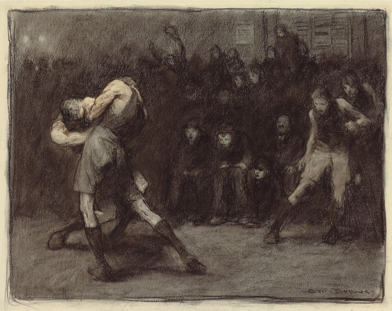 Koripallo, 1906 tekijältä George Wesley Bellows