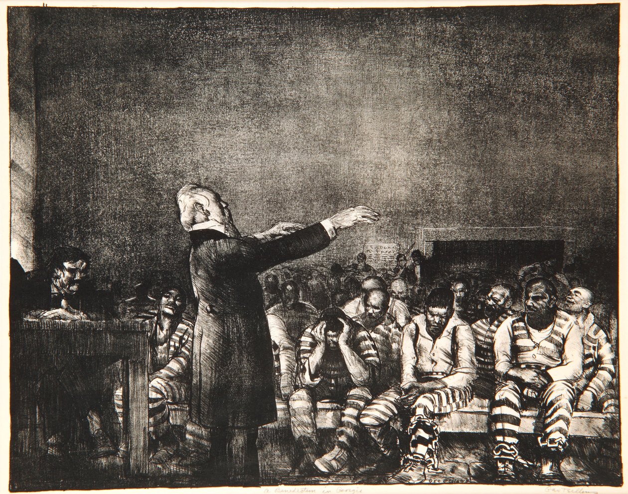 Siunaus Georgiassa, 1916 tekijältä George Wesley Bellows