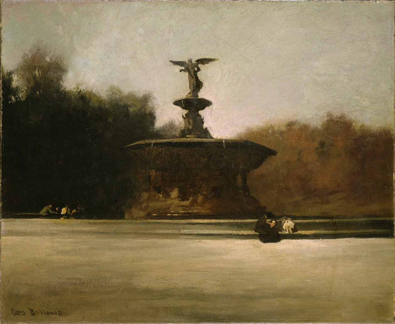 Bethesda-suihkulähde (suihkulähde Central Parkissa) tekijältä George Wesley Bellows