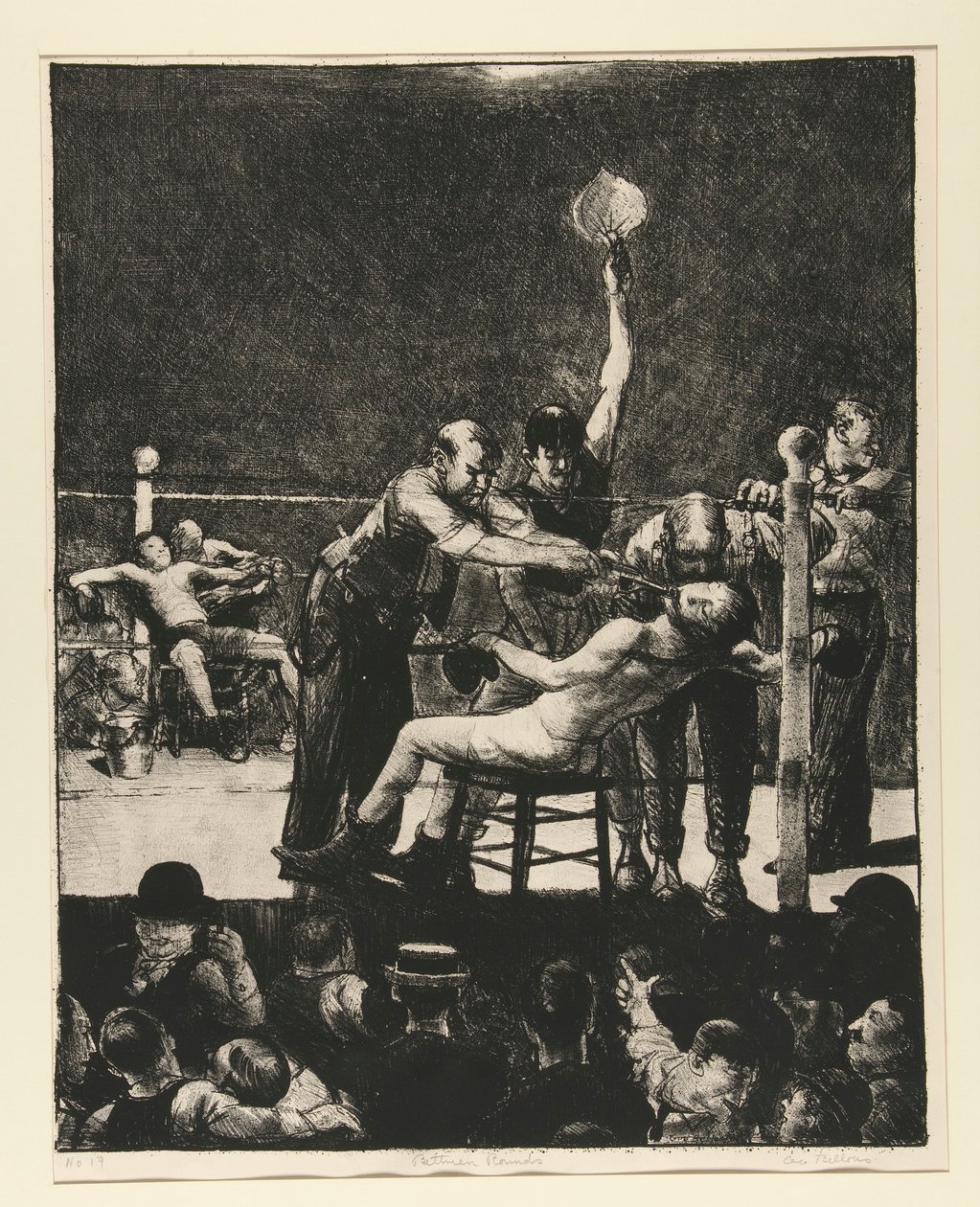 Kierroksen nro 1 välissä tekijältä George Wesley Bellows