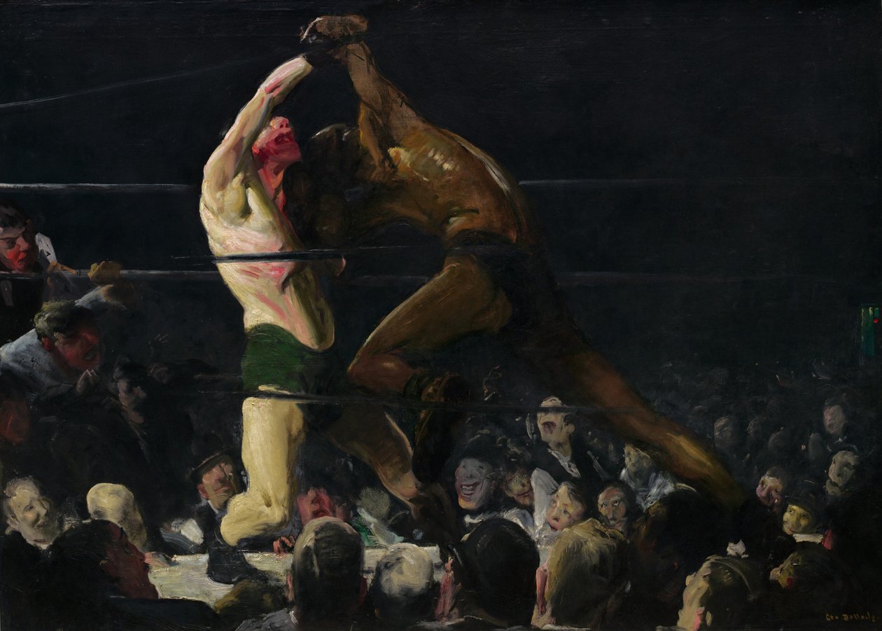 Molemmat tämän klubin jäsenet, 1909. tekijältä George Wesley Bellows